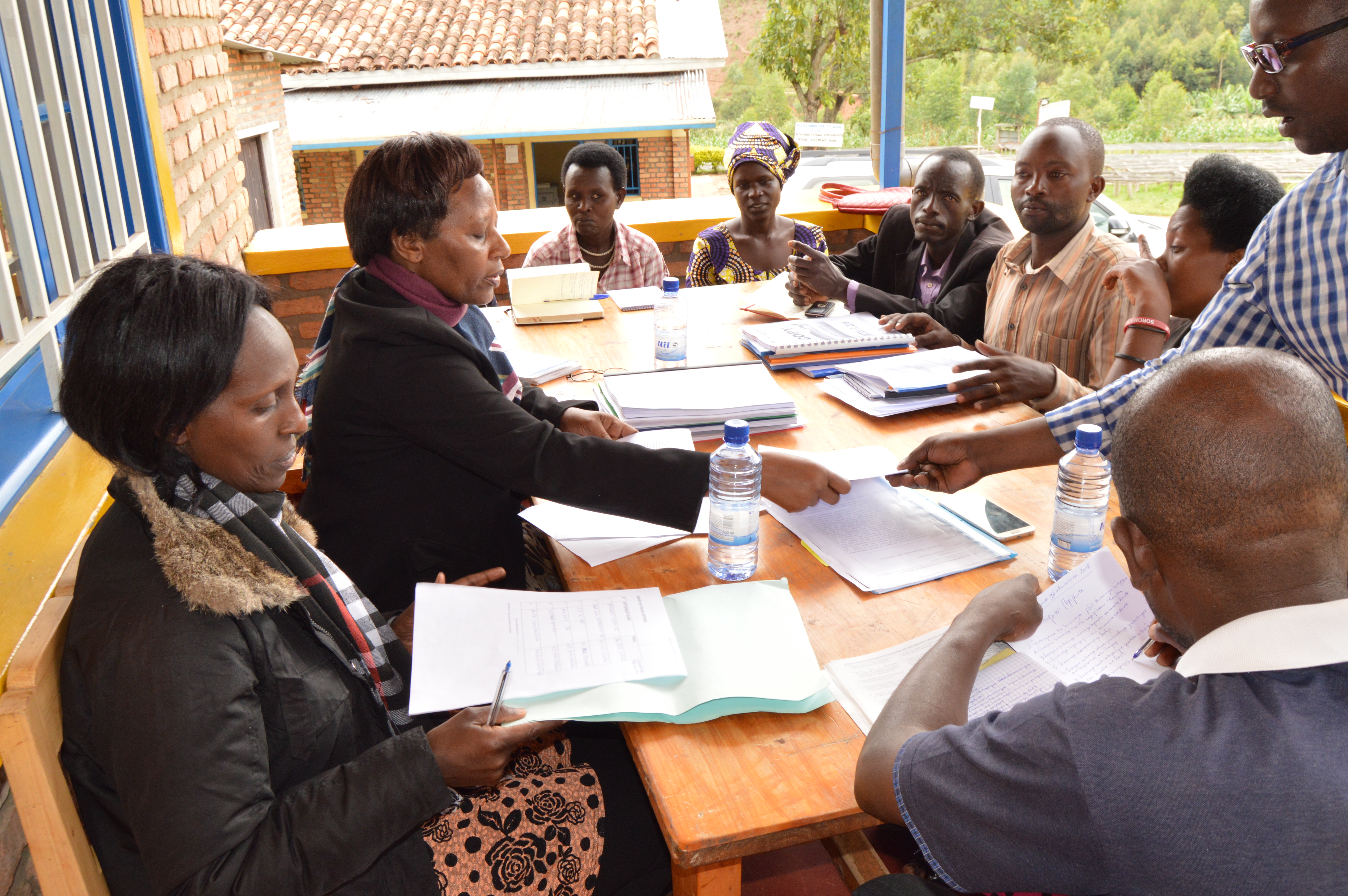 Business consulting session